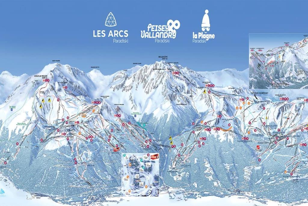 Residence Le Rami, Appartement 5 Personnes Ski Au Pied La Plagne Luaran gambar